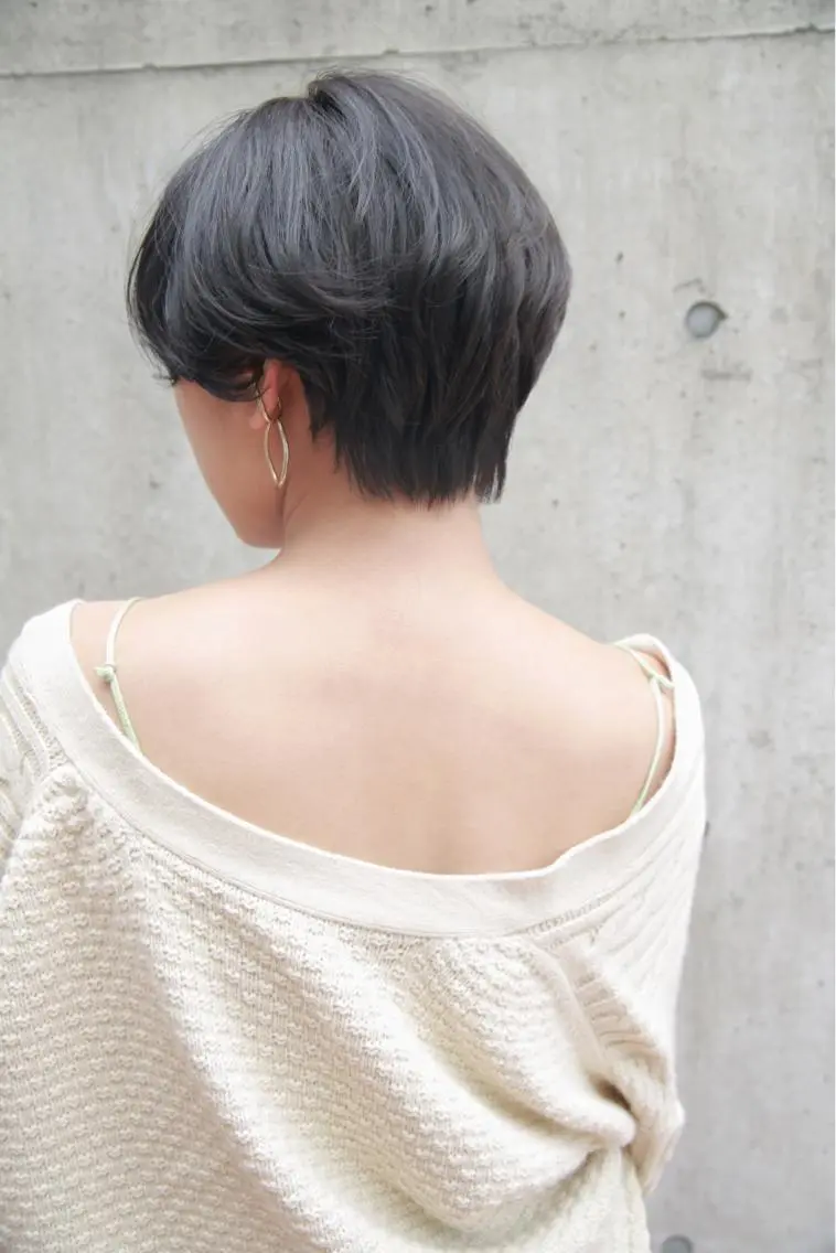 ショート カラー ハンサムショート ショートヘア カット ヘアカラー 高木 麻知子のヘアスタイル
