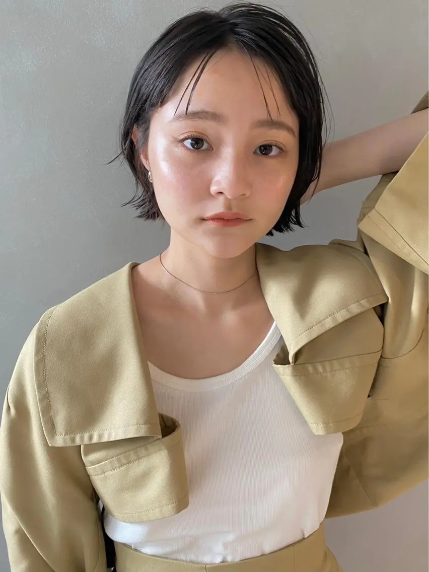 ショート 圧倒的な質感🧡 髪質改善/丸山晴菜のヘアスタイル