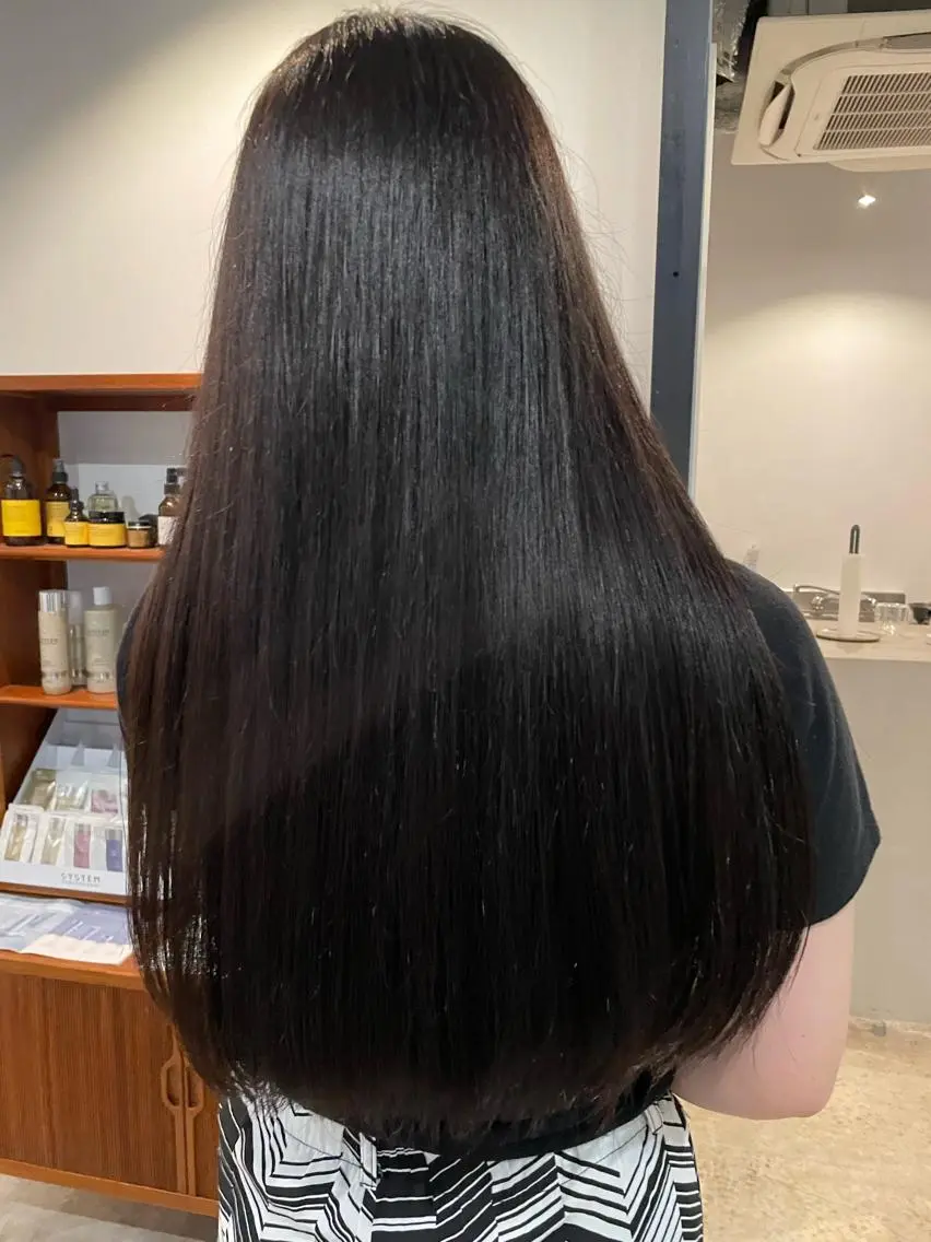 ロング カラー ヘアアレンジ REONA🪽✨薬院 レイヤーカット🫧のヘアスタイル