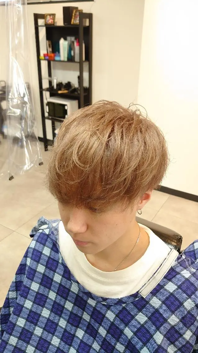 ミディアム 【メンズカット】専門 ＴＥＲＵのヘアスタイル