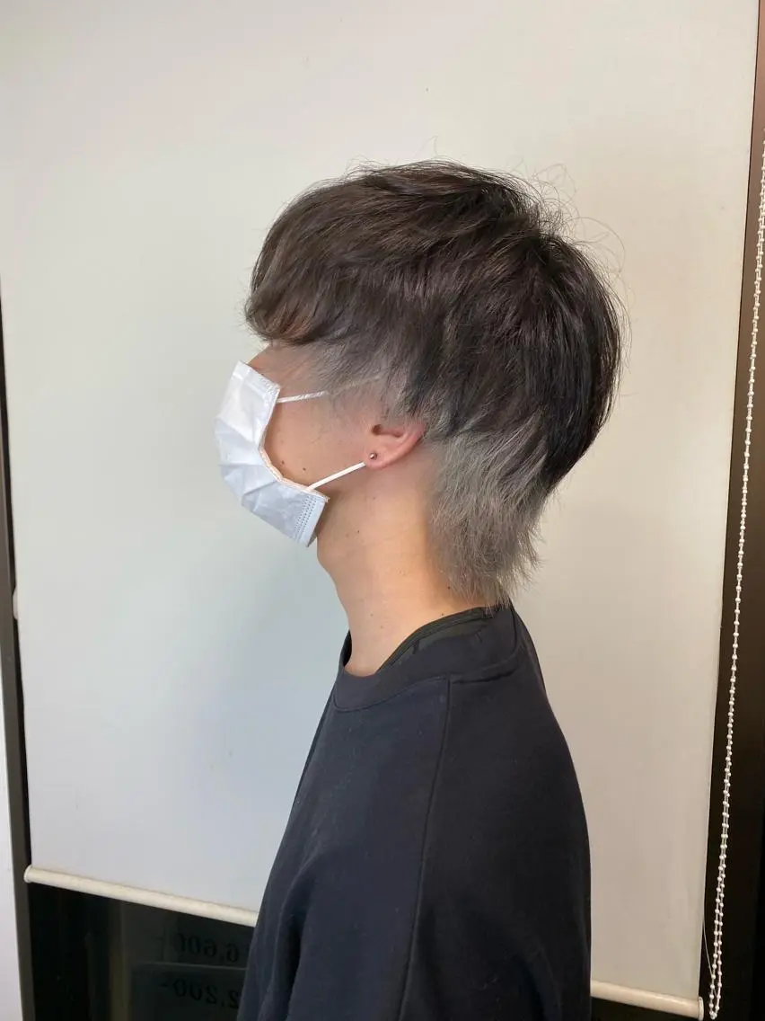 カラー メンズ ブリーチカラー🫧 森　凪沙のヘアスタイル