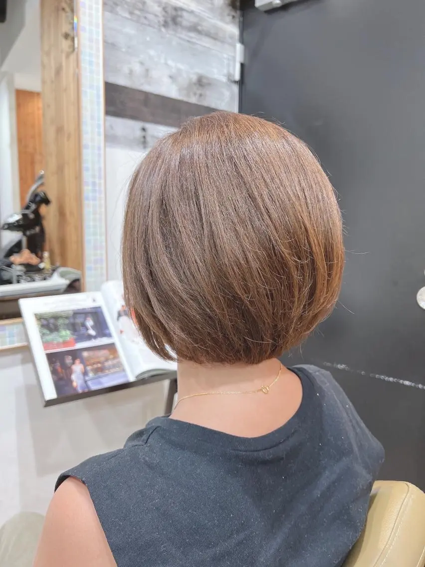 ショート カラー ヘアアレンジ キッズ バレイヤージュ ブリーチ ケアブリーチ 透明感カラー デザインカラー カット ヘアカラー トリートメント 五反田 美容院☆張 明星☆韓国ヘアのヘアスタイル