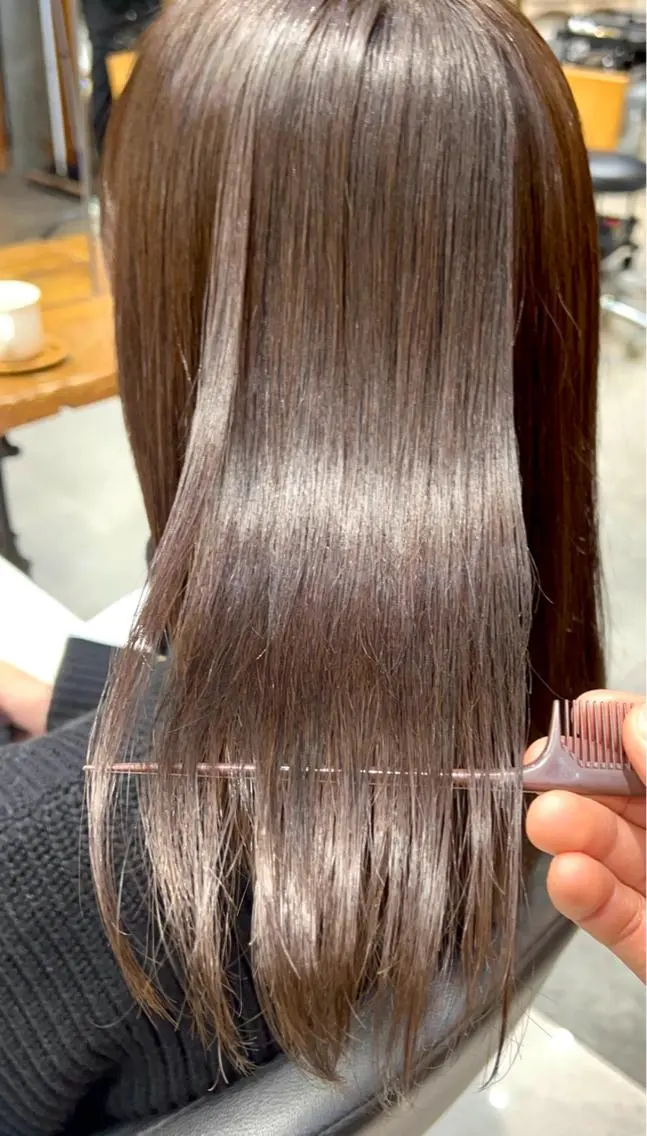 ロング カラー パーマ カット ヘアカラー 縮毛矯正 💛似合わせカット カラー💛 amiのヘアスタイル