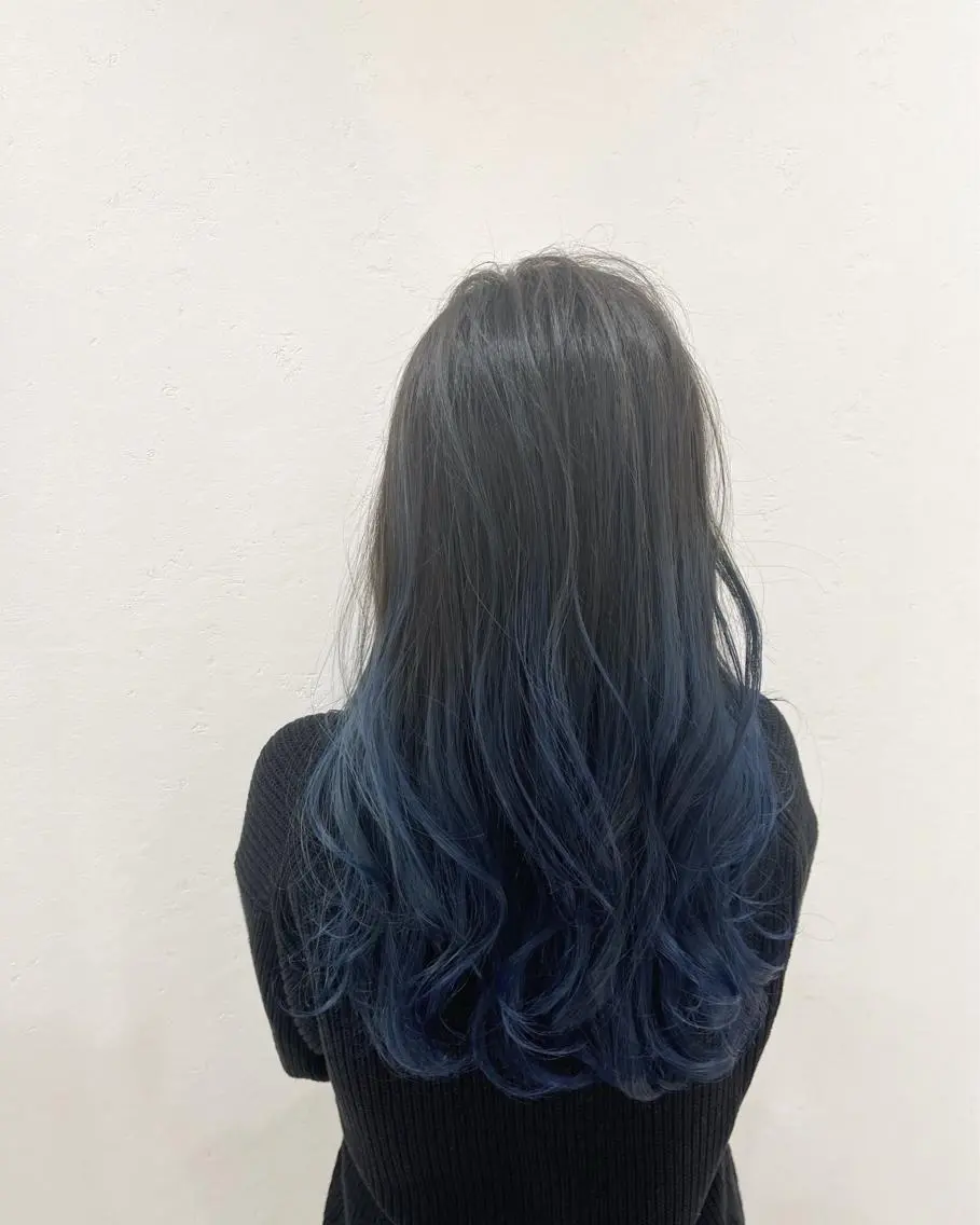 セミロング カラー バレイヤージュ レイヤーカット ニュアンスカラー🫧 加納のヘアスタイル
