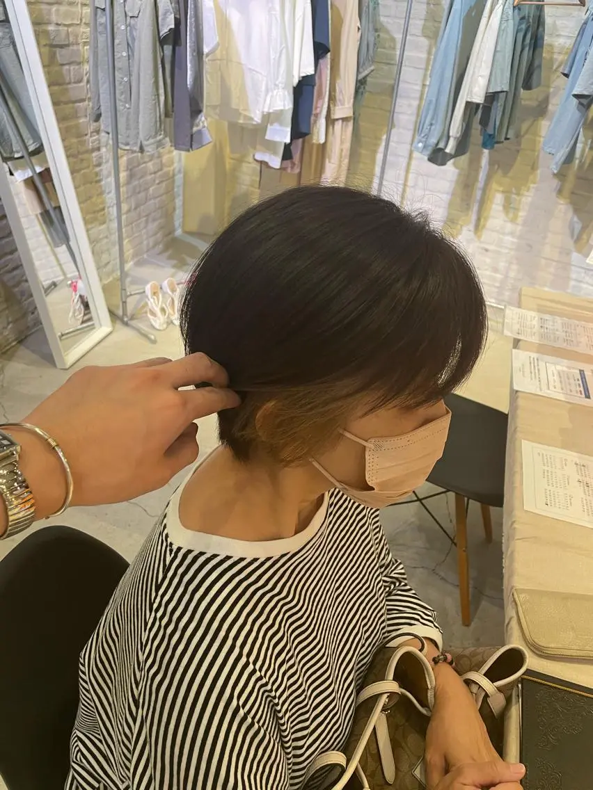 ショート ショートヘア テラダ ユウシン西金沢のヘアスタイル