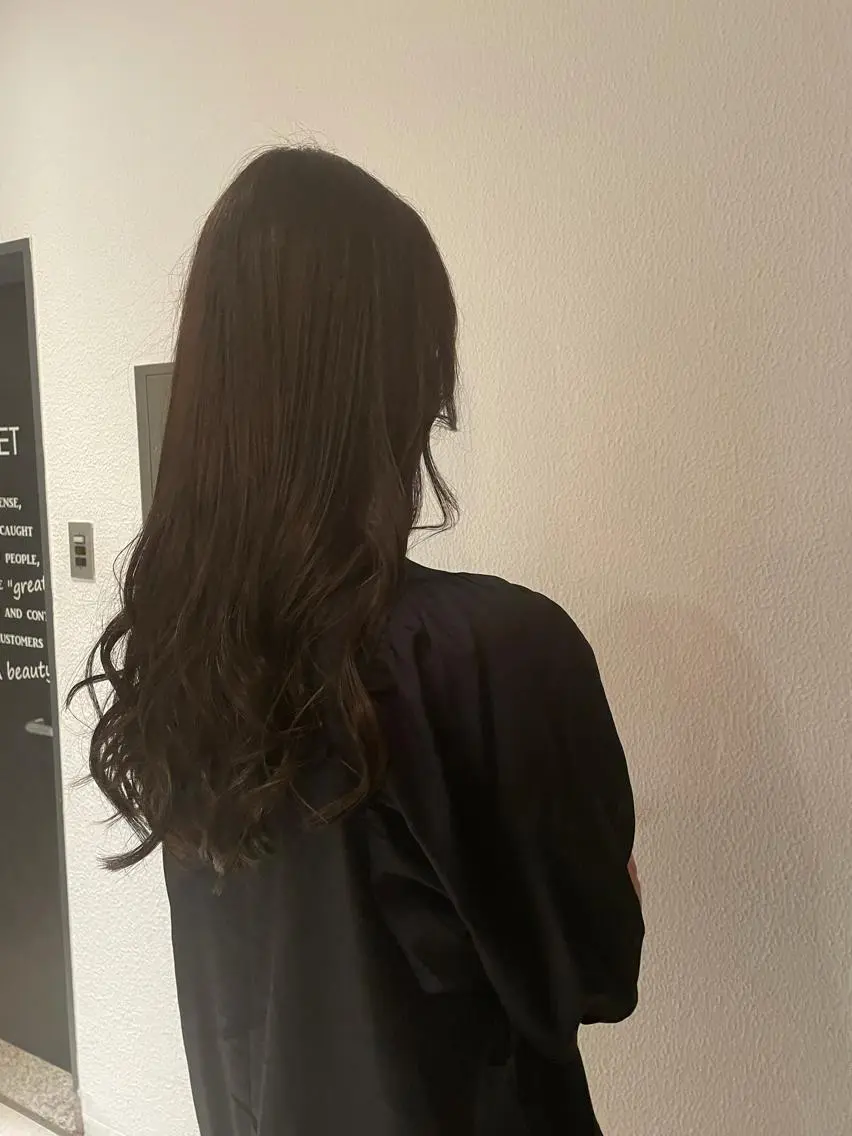 ロング カラー ヤマナカ エリカのヘアスタイル
