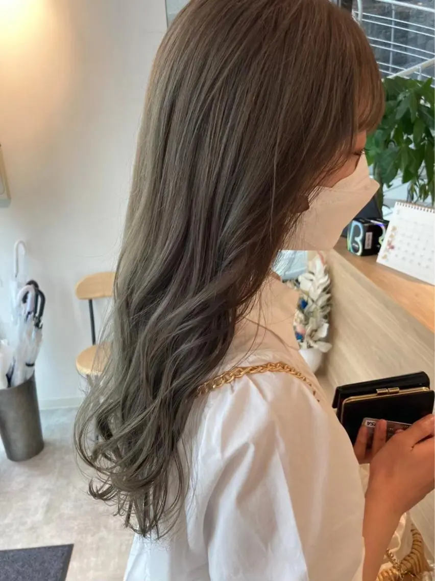 セミロング カラー 神戸ボブ✂️ ioe三宮/田 伸佳のヘアスタイル
