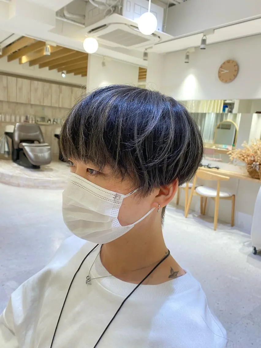 カラー メンズ soil ミヤタケのヘアスタイル
