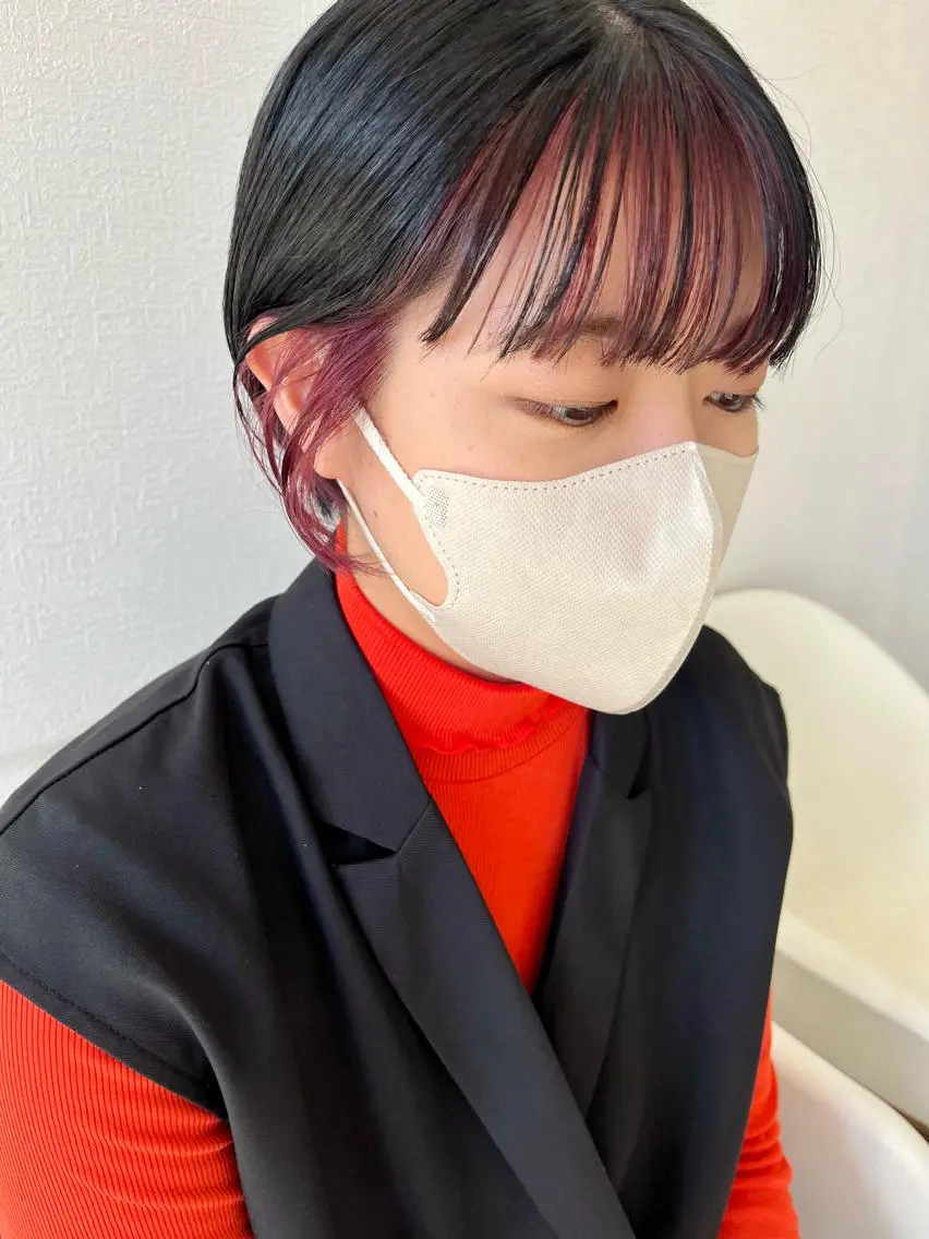 ショート カラー カット ヘアカラー トリートメント 🌼sunc HINAMI🌼のヘアスタイル