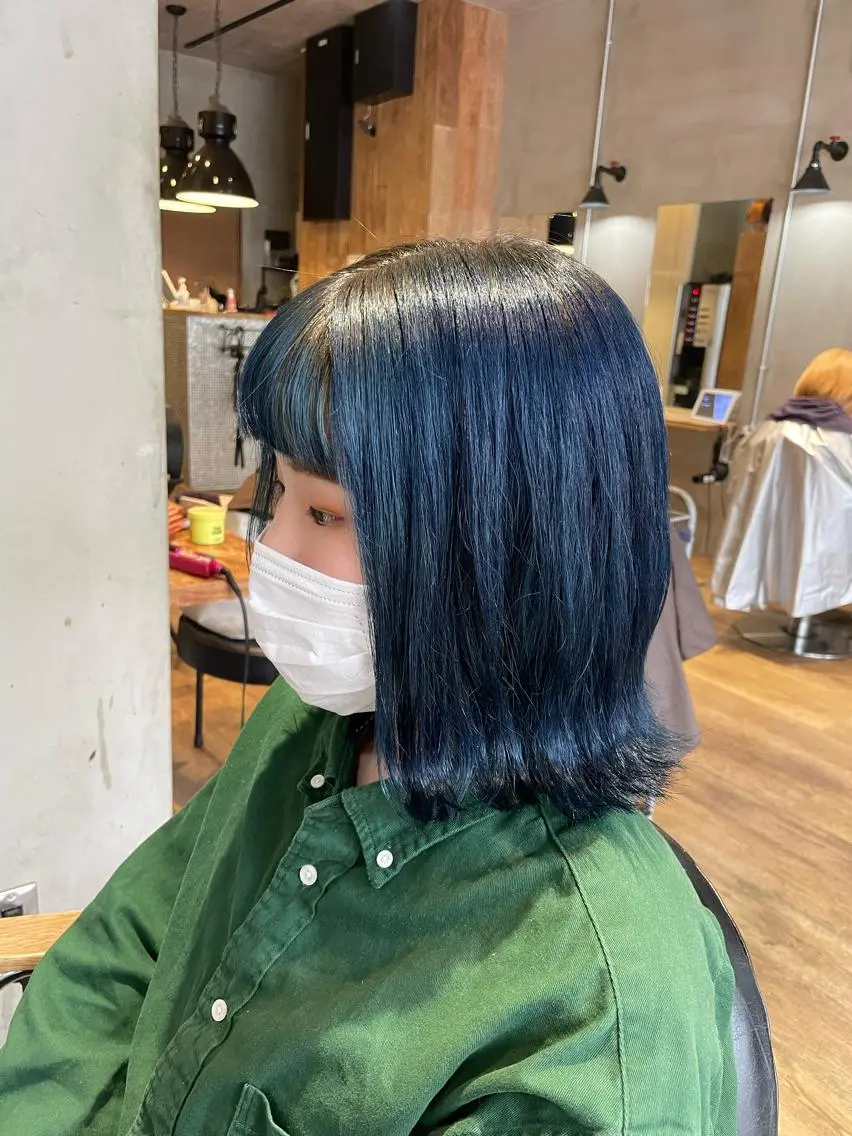 ミディアム カラー ヘアアレンジ ヘアカラー 【 Lafith 】 WAKOのヘアスタイル