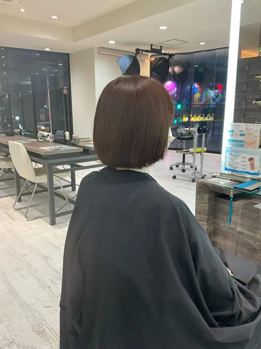 ショート カラー ブラウンカラー ピンクカラー 佐野 太河のヘアスタイル