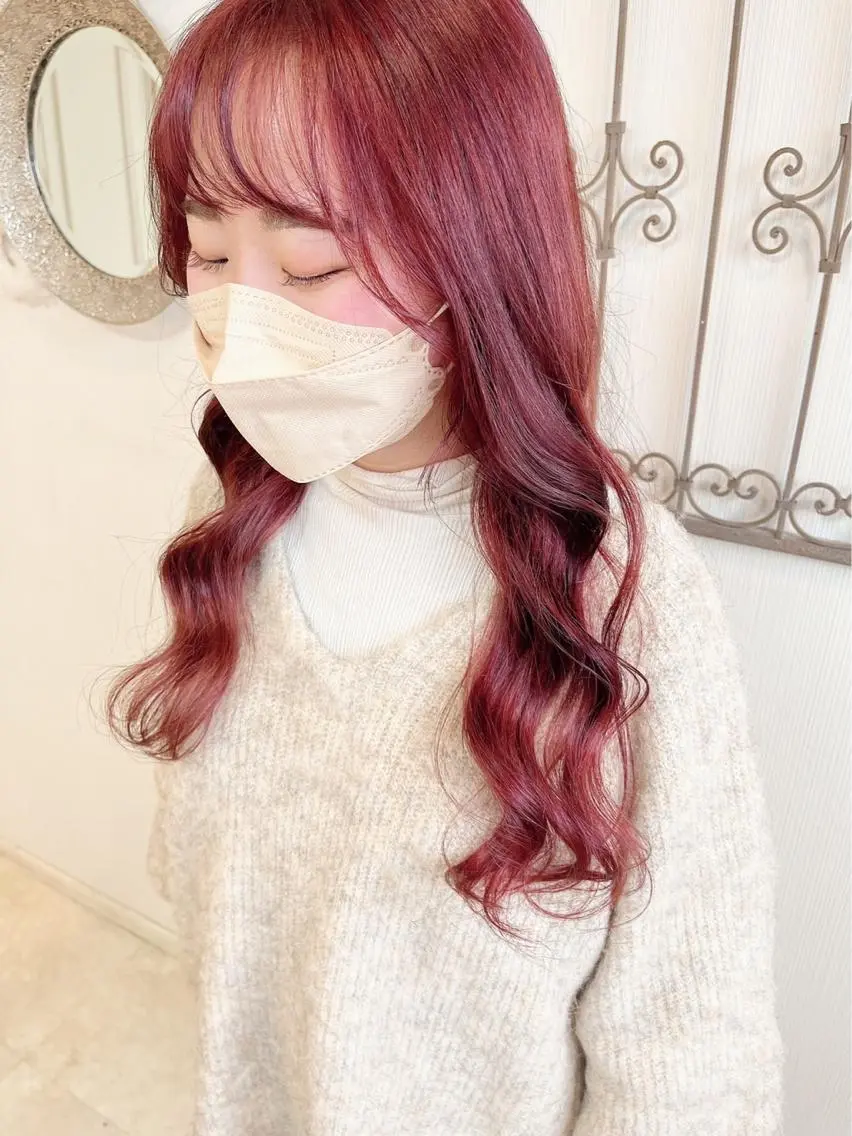 カラー 🩶韓国艶髪🇰🇷 下本夕綺のヘアスタイル