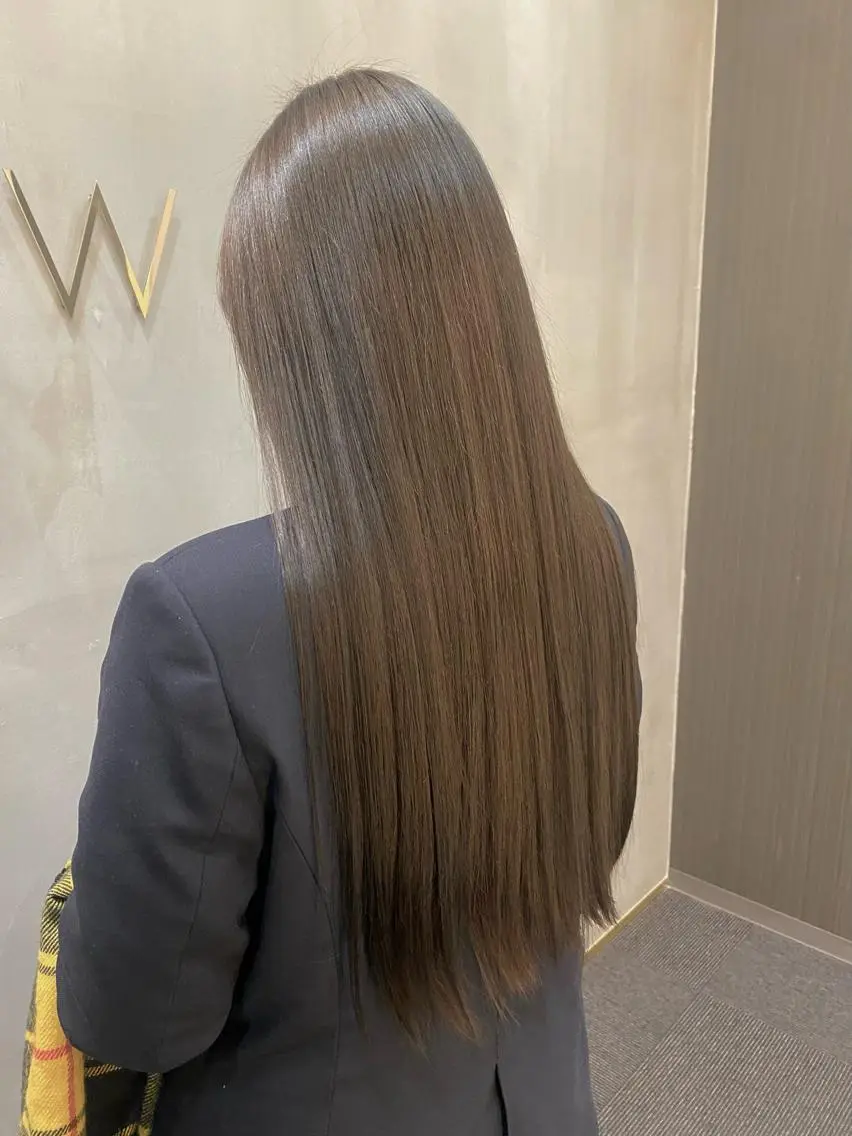 ロング カラー 韓国×髪質改善カラー 💎hinaのヘアスタイル