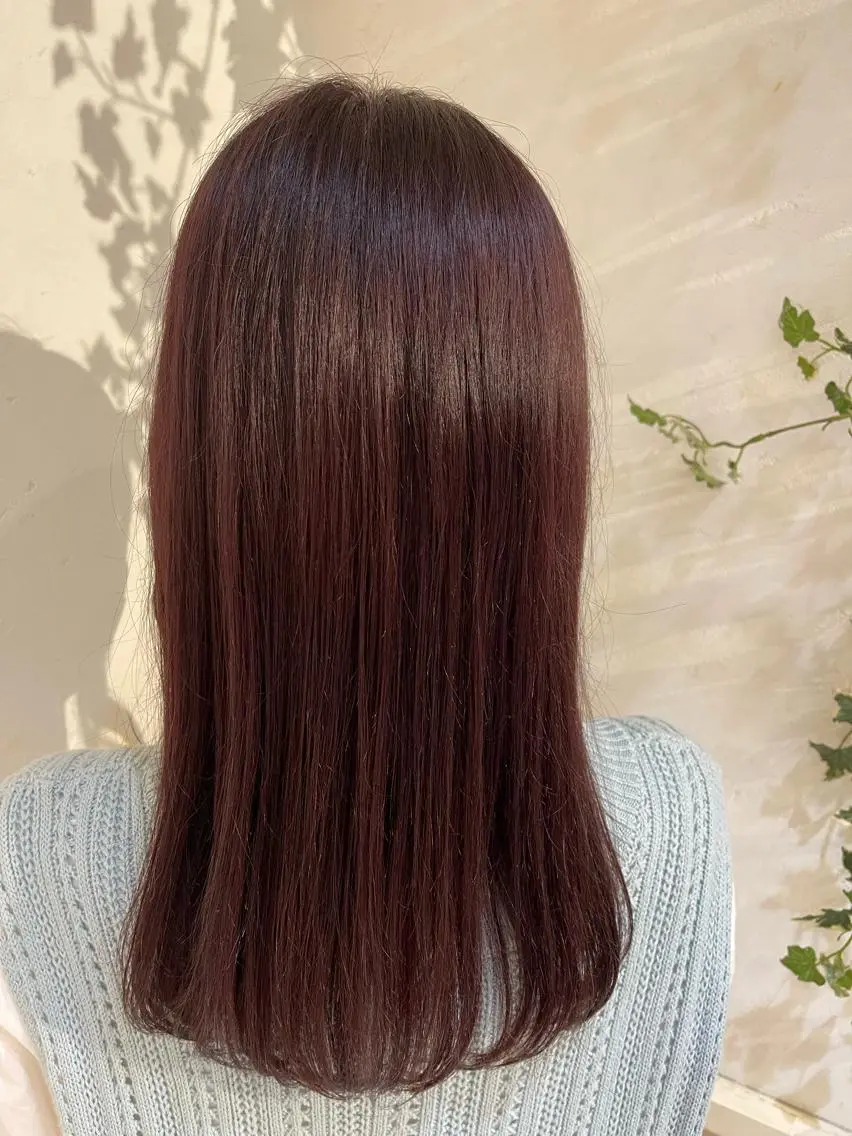 セミロング ヘアカラー トリートメント 山田 穂香のマツエク・マツパデザイン