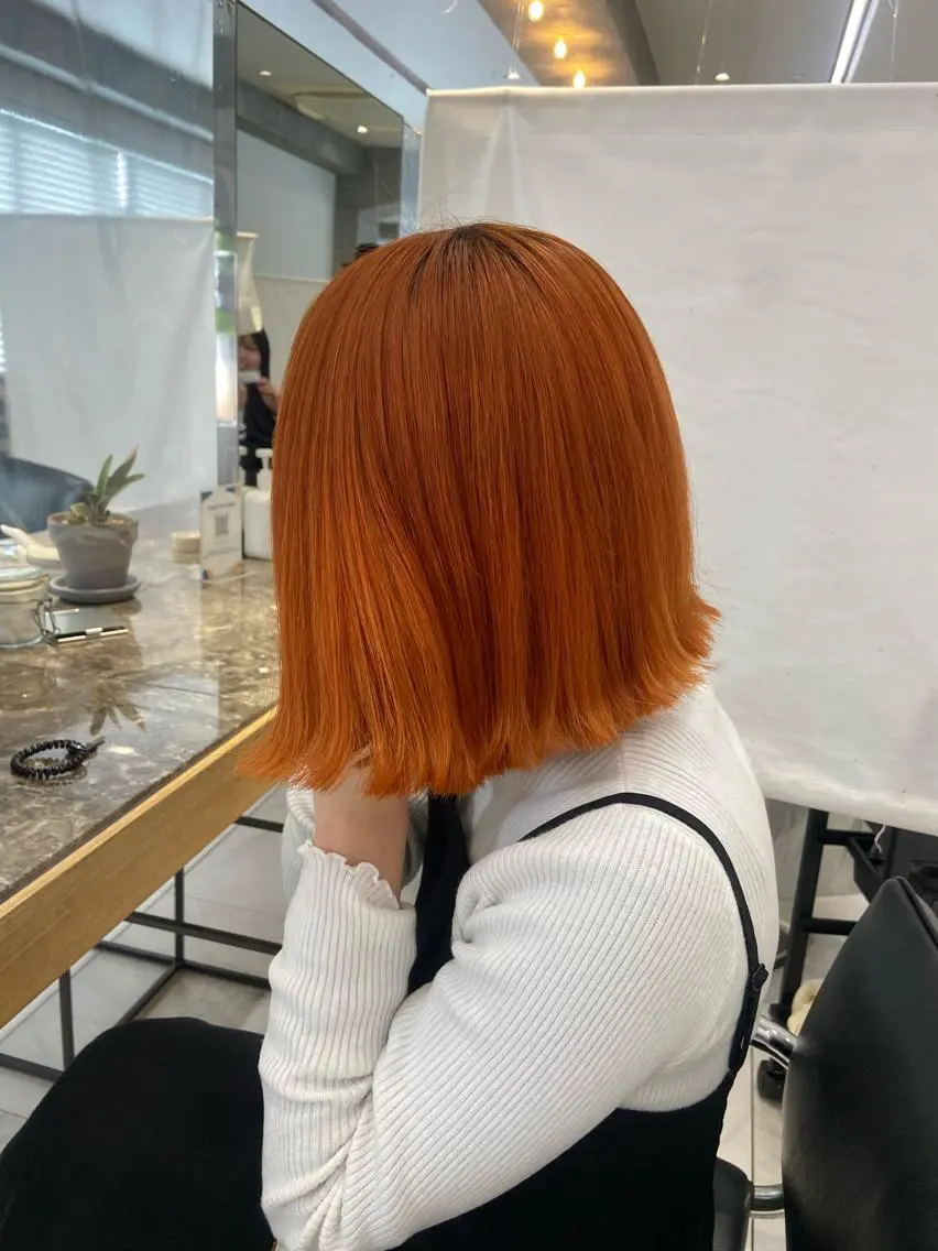 ミディアム カラー ブリーチ APOLLO♡ ＭＩＯのヘアスタイル