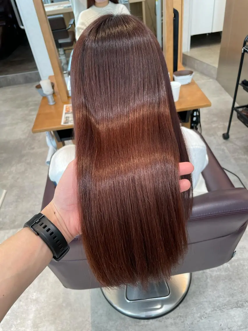 ロング カラー HAREru. モデル募集【戸塚】のヘアスタイル