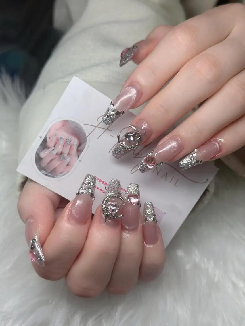 ネイル フレンチネイル ジェルネイル ハロウィン 韓国ネイル マグネットネイル ハンドネイル H.baby Nail Salonのネイルデザイン