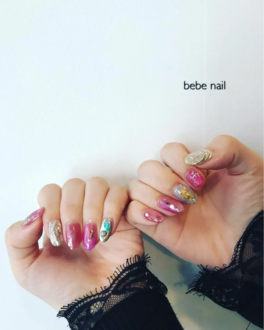 ネイル ジェルネイル ニュアンスネイル パラジェル Ann nailのネイルデザイン