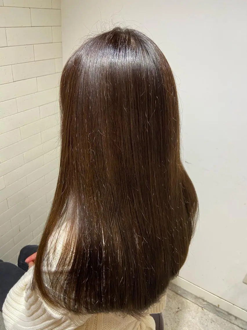ロング カラー ヘアアレンジ イルミナカラー ヘアカラー トリートメント レイヤー×ヘッドスパ *保田遥*のヘアスタイル