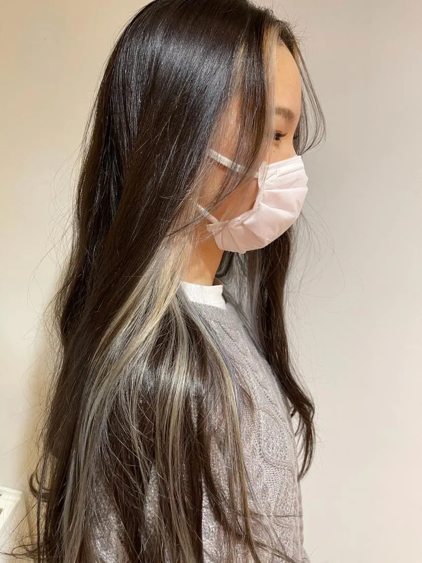 ロング カラー ベージュカラー ブリーチ ホワイトベージュ カット ヘアカラー 【似合わせカット】 松尾一気のヘアスタイル