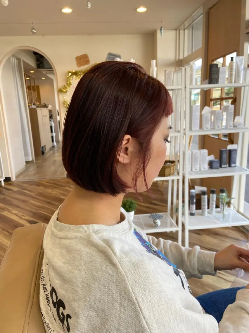 ショート ボブ 岐阜茜部/髪質改善 平田ヒデカズのヘアスタイル