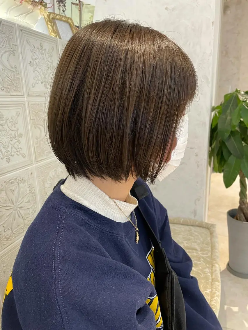 ショート 似合わせカット ショートヘア カット ヘアカラー トリートメント 韓国ヘア/髪質改善 /Harunaのヘアスタイル
