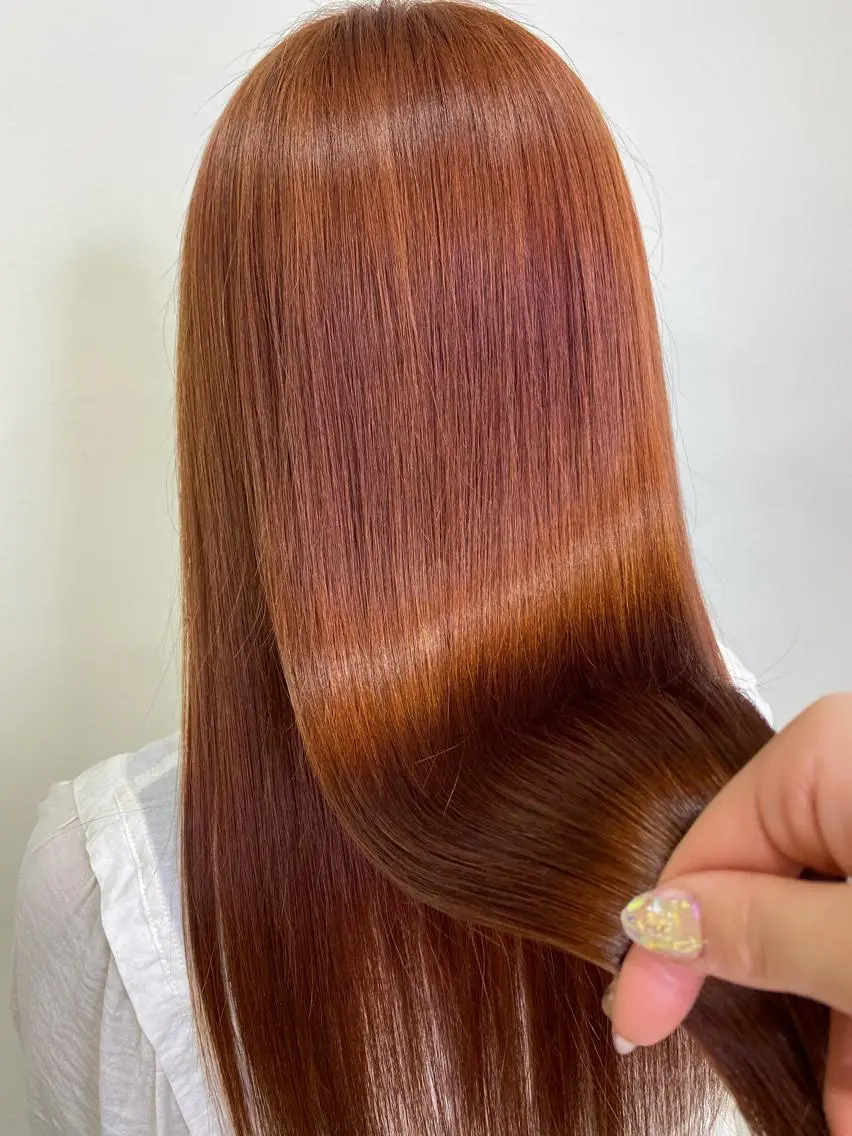 ロング カラー ヘアアレンジ TSUNA 🌙 Lim 五反田のマツエク・マツパデザイン