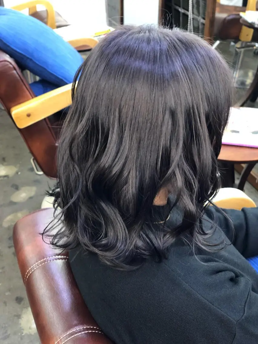 ミディアム カラー 【艶髪×韓国風】 毛流れ職人 RYOのヘアスタイル
