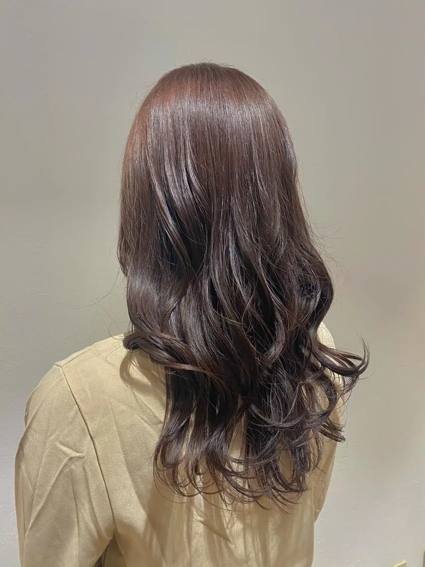 カラー ブラウンカラー ピンクカラー 【novem】 serenのヘアスタイル