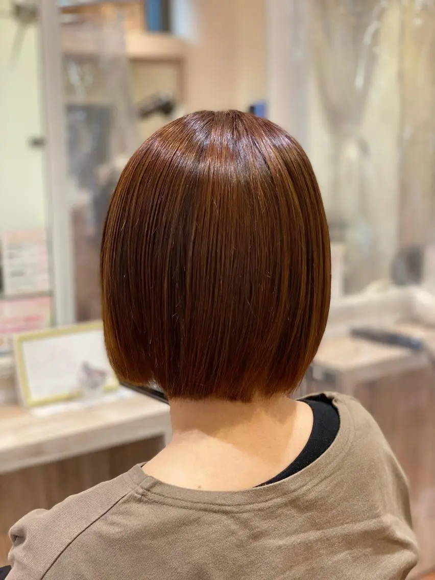 ショート ボブ ショートヘア 小顔カット トリートメント ☘️お悩み解決☘️ 岡部恒輝のヘアスタイル