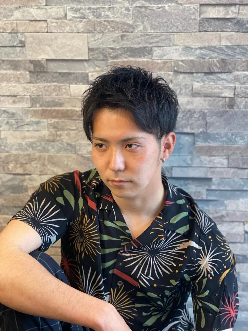 ショート カット トリートメント 藏本 剛史のヘアスタイル