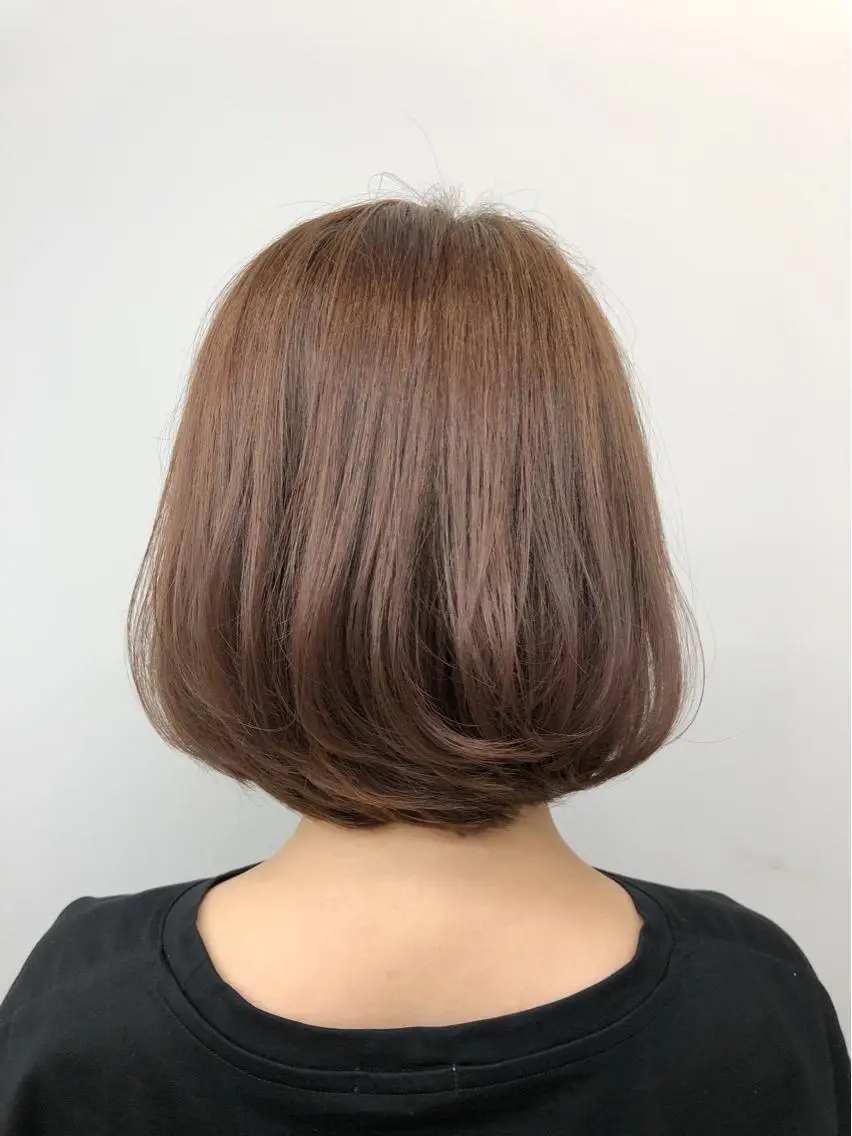 ミディアム カラー ベージュカラー ボブ 代表 YUKI ☆のヘアスタイル