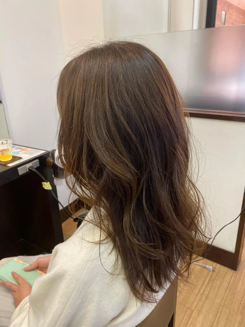 ロング カット ヘアカラー トリートメント 藏本 剛史のヘアスタイル