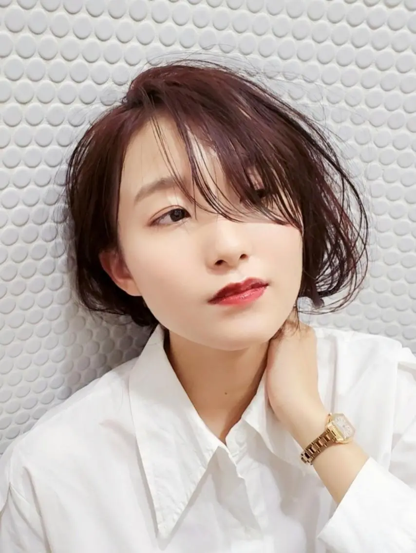 ミディアム SaKai Nozomiのヘアスタイル