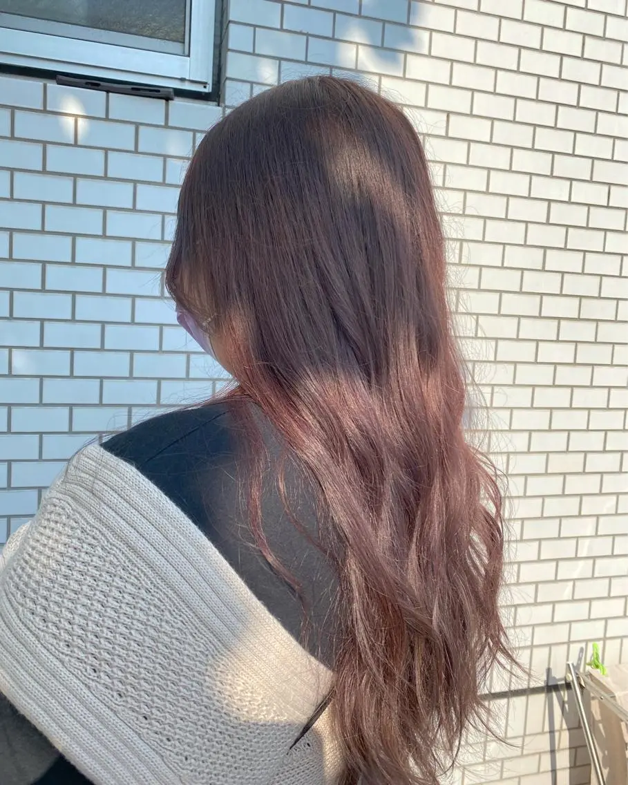 ロング カラー 堀 広夢のヘアスタイル