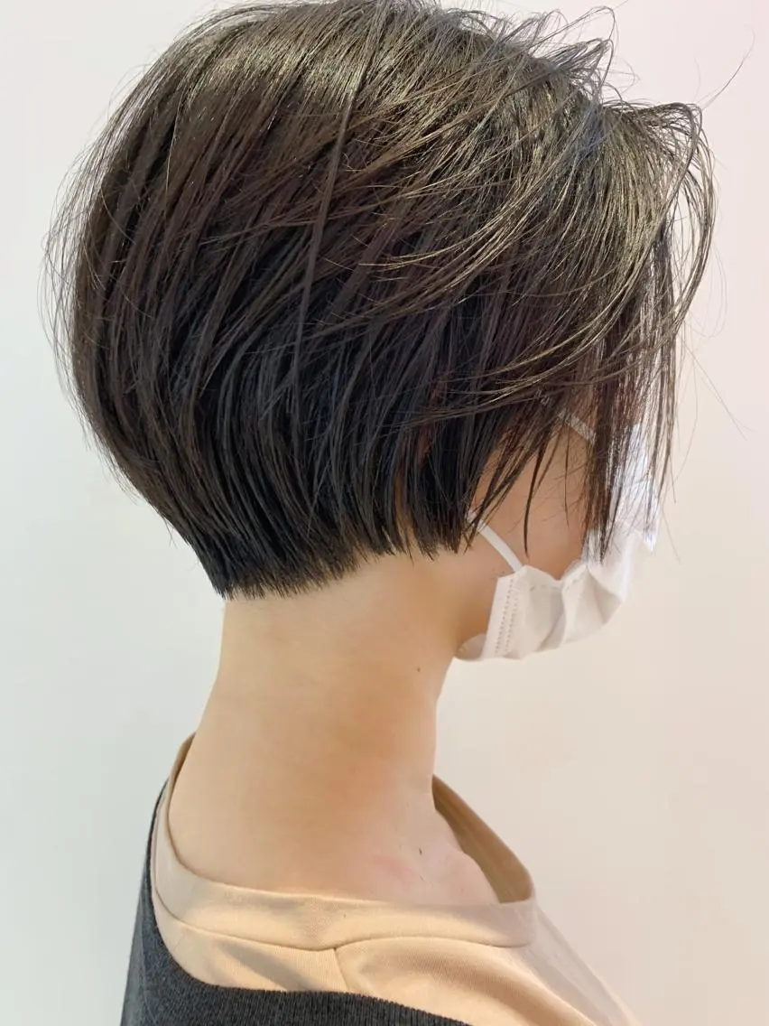 ショート ショートボブ ボブ ショートヘア カット ヘアカラー トリートメント sakoda shunkiのヘアスタイル