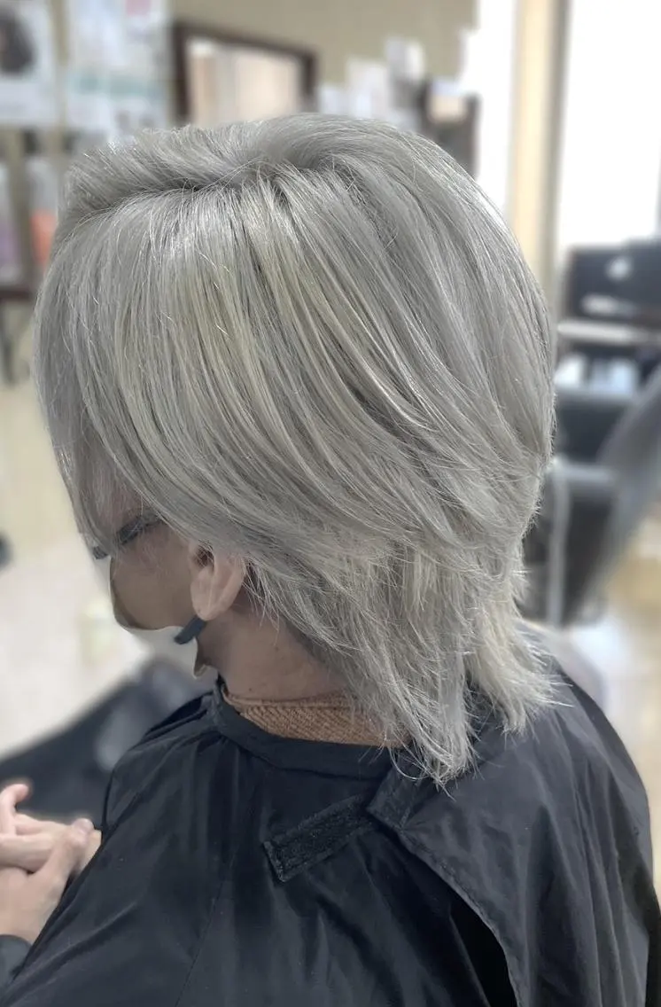 ショート パピヨンロゼ 髪質改善/エクステのヘアスタイル