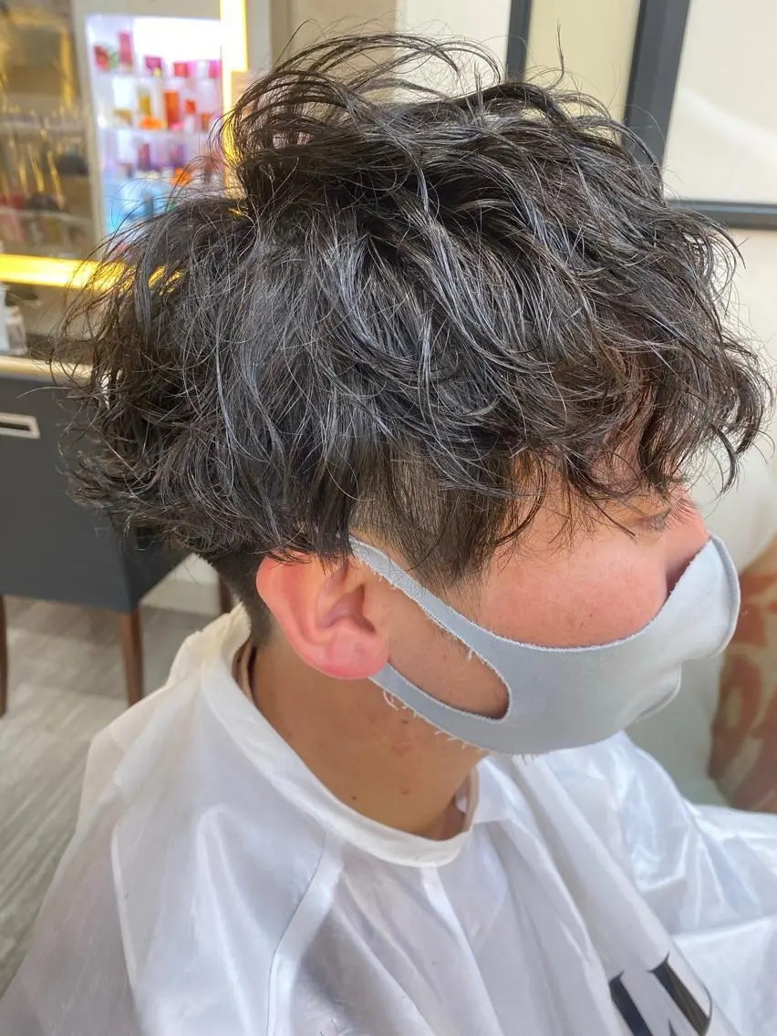 パーマ メンズ カット パーマ 駅チカ【ali'i】 アリイ花崎友美☘のヘアスタイル