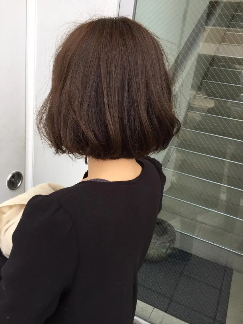 ショート カラー アッシュ ネイビーカラー カット トリートメント 武田 久司のヘアスタイル