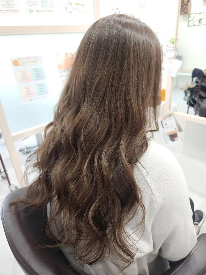カラー イルミナカラー 髪質改善 縮毛矯正 ヘアカラー トリートメント HIDEMI🍀 髪質改善【HACO】のヘアスタイル