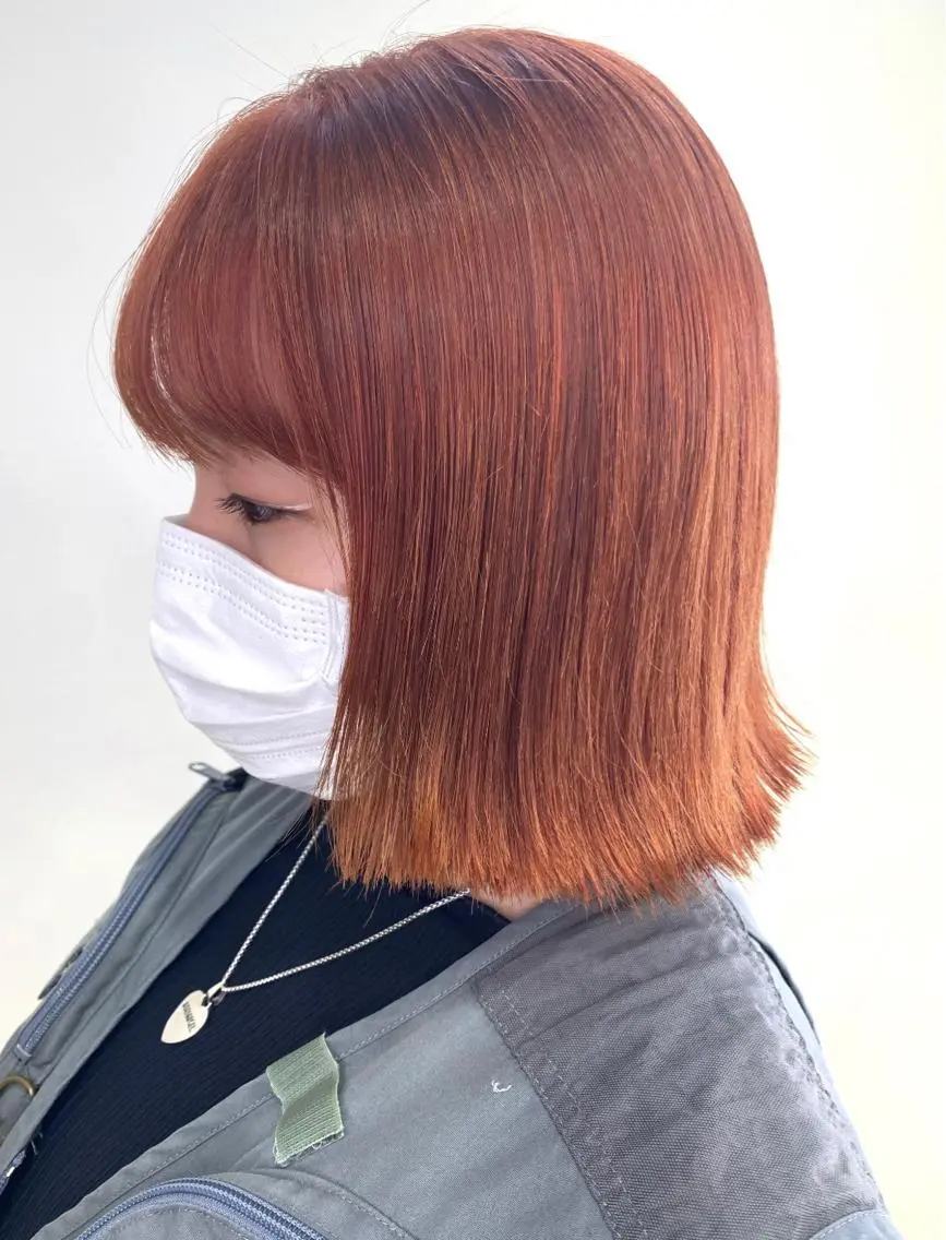 ミディアム カラー ヘアアレンジ TSUNA 🌙 Lim 五反田のマツエク・マツパデザイン