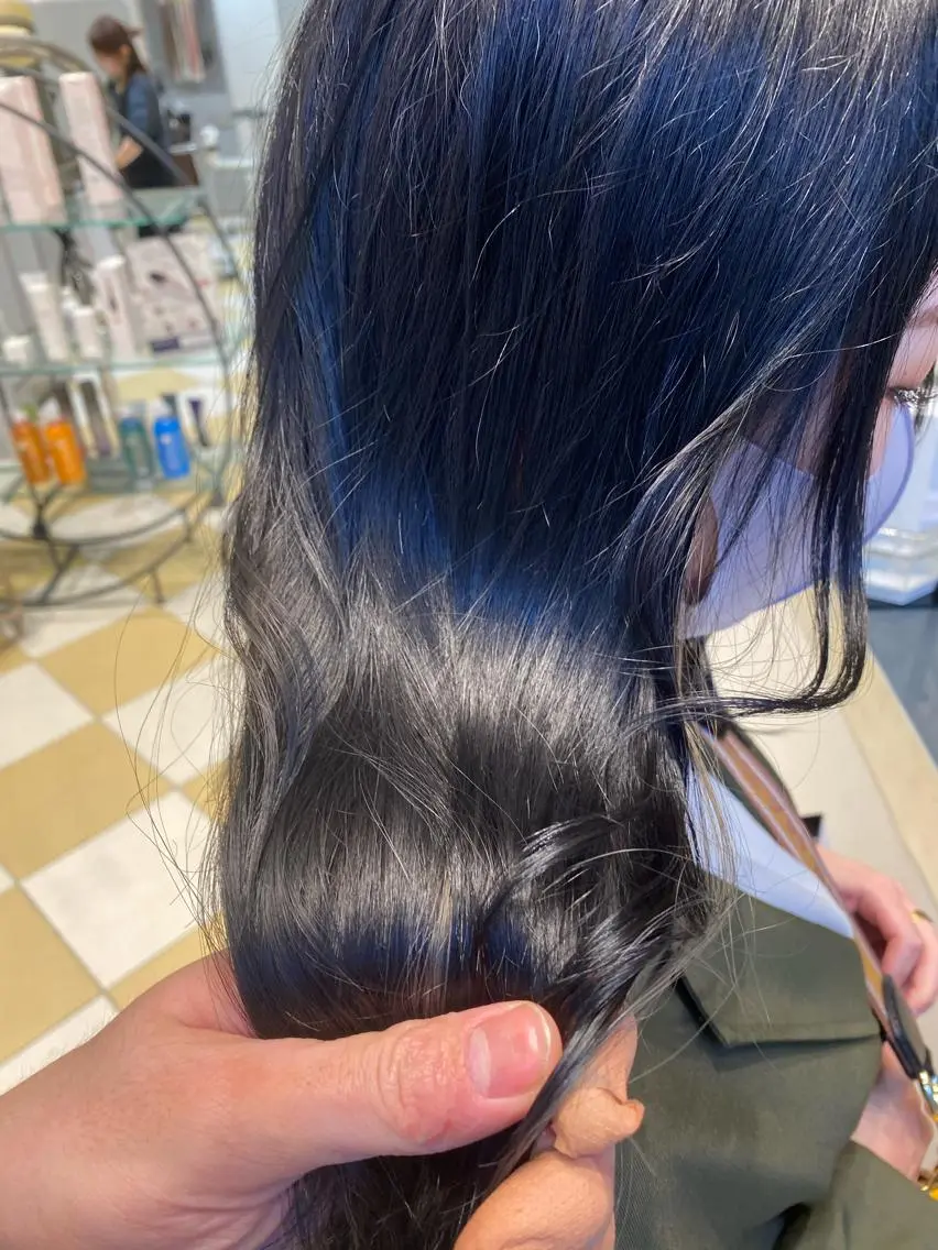セミロング カラー カット ヘアカラー トリートメント ヘアセット 💜髪質改善美髪💜 星野清光のヘアスタイル