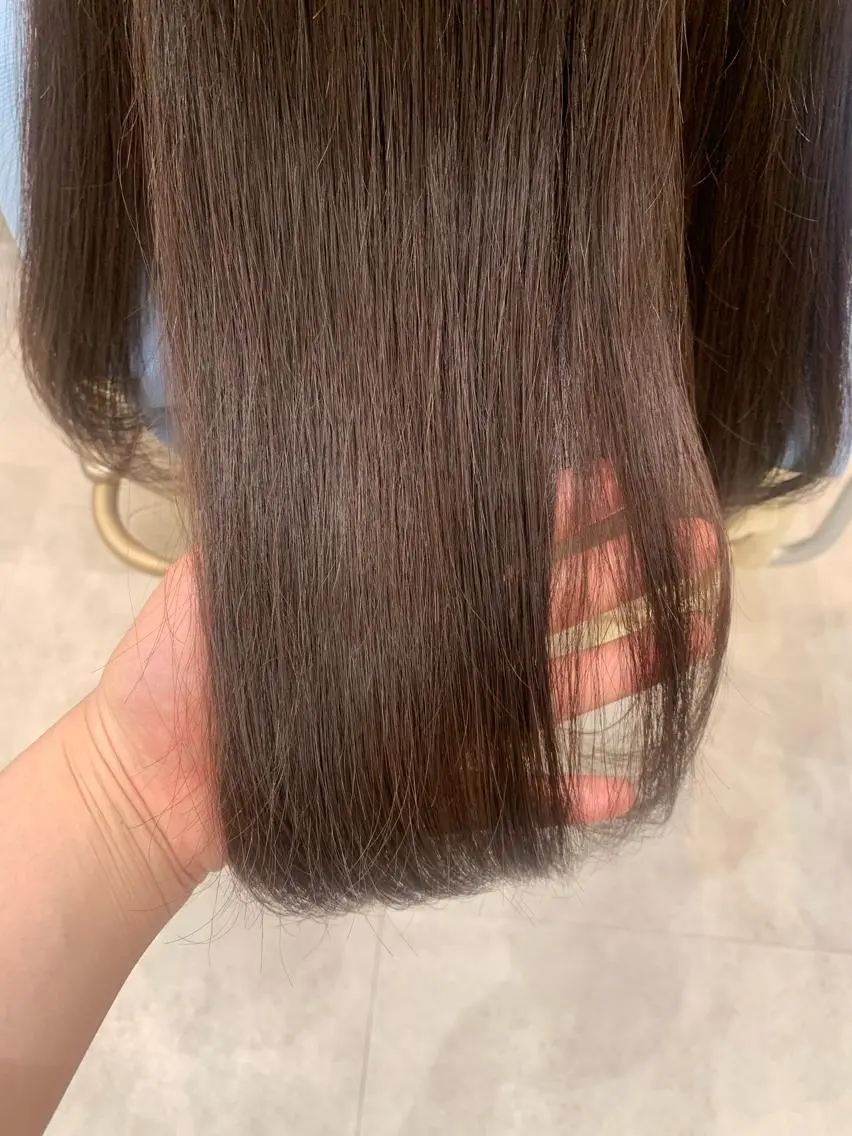 カラー アッシュ 透明感カラー ラベンダーカラー カット ヘアカラー トリートメント ヘッドスパ 近 紗理奈のヘアスタイル