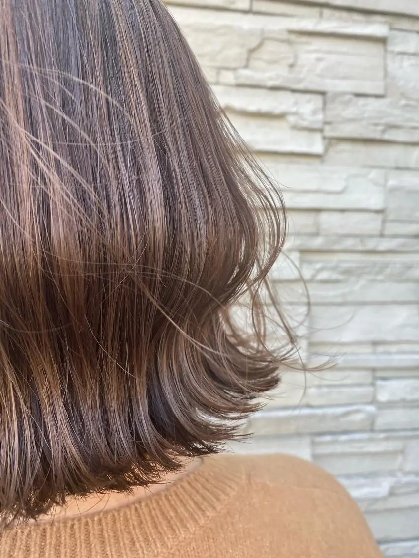 ミディアム カラー イルミナカラー トリートメント 透明感カラーブリーチ 🌼シゲモトアヤ🌼のヘアスタイル