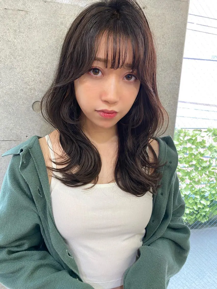 ミディアム ボブ くびれヘア エギョモリ 韓国風ヘア レイヤーカット カット トリートメント 大人可愛いレイヤー 大田のヘアスタイル