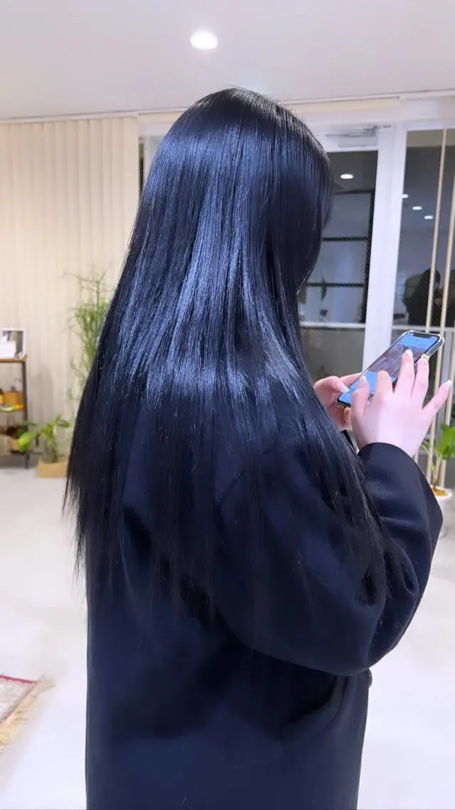 ロング カラー 重松 丈博のヘアスタイル