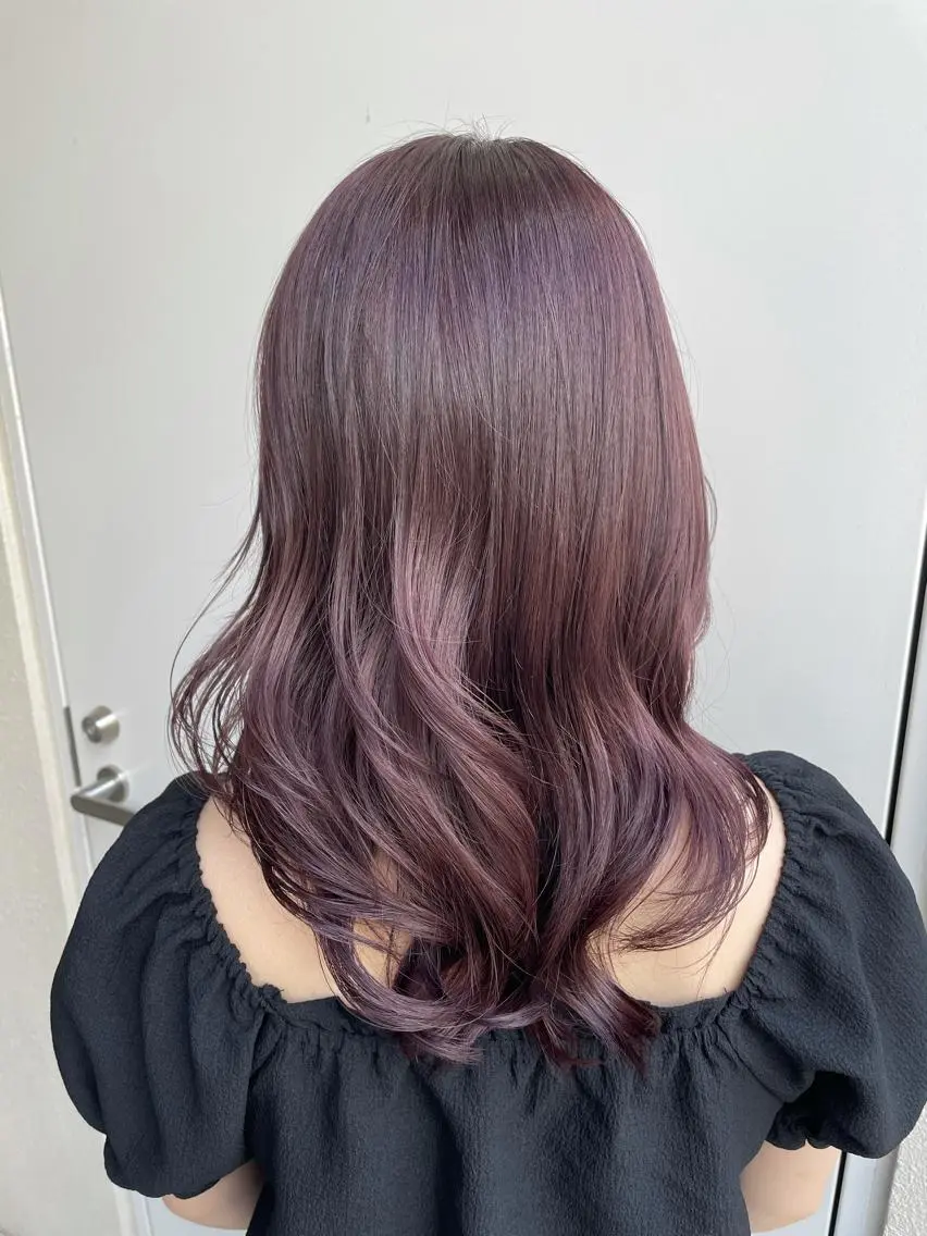 セミロング カラー ヘアカラー トリートメント まつげ兼任しもさこ 🌟レイヤー得意のヘアスタイル