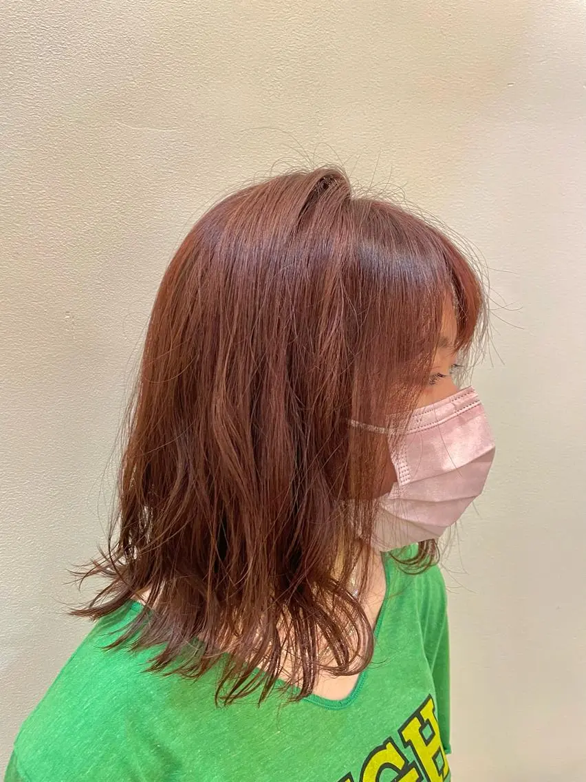 ミディアム カラー ヘアアレンジ 🎀レイヤー 透明感 カラーyuuri🎀のヘアスタイル