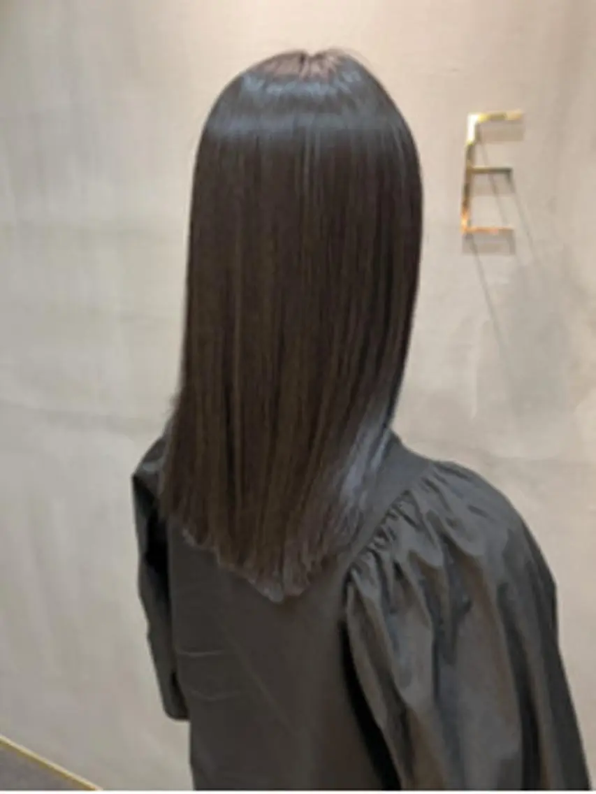 セミロング カラー パーマ ヘアアレンジ アディクシーカラー ケアカラー 髪質改善 トリートメント ストレートパーマ カット ヘアカラー トリートメント 【ヘアケア特化型】 newi天王寺のヘアスタイル