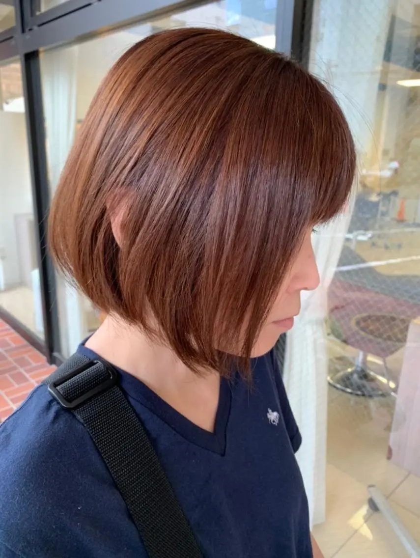 ショート カラー 髪質改善・ボブ・ ショート 丸毛一輝のヘアスタイル